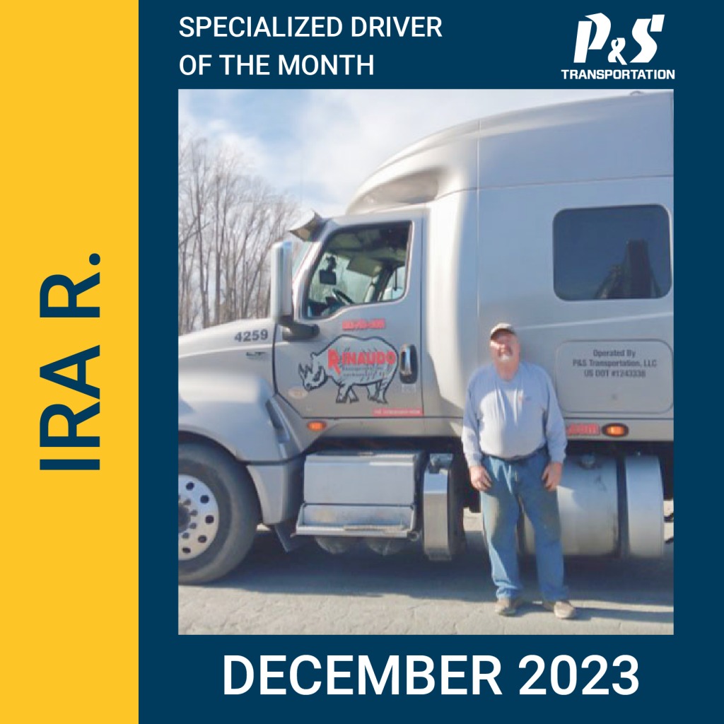 Specialized driver of the month - December 2023 - Ira R.