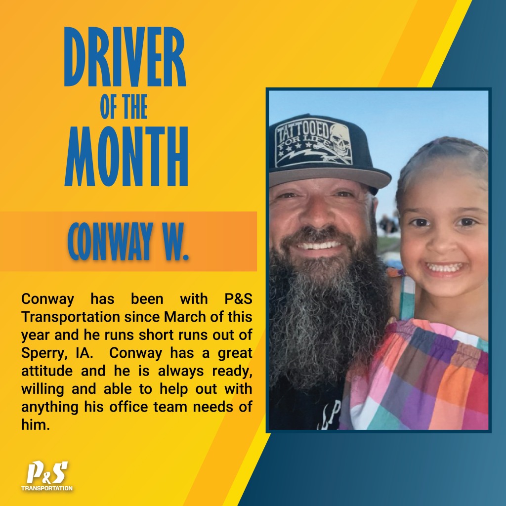 Driver of the month - Conway W.